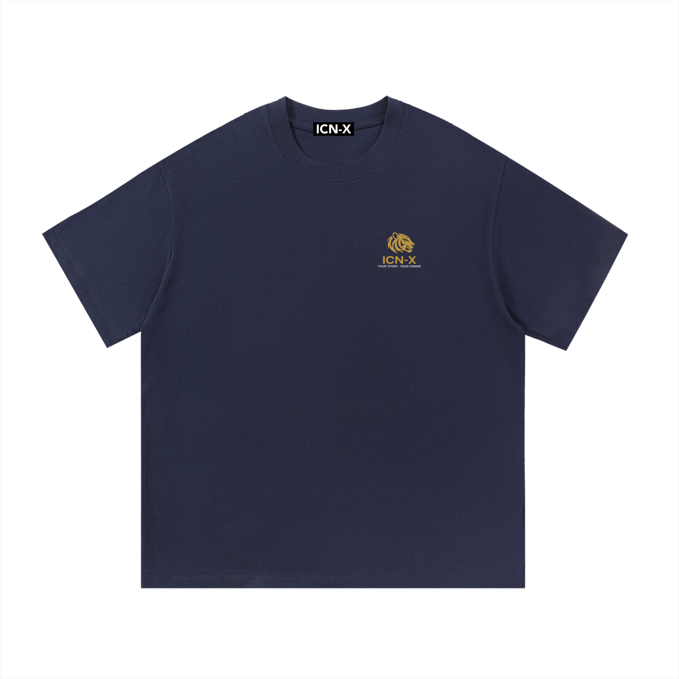 ICN-X Essential Slogan Cotton T-Shirt