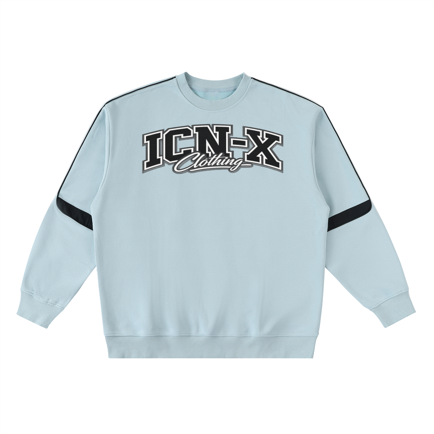 Oversized Crewneck Taped Sweatshirt